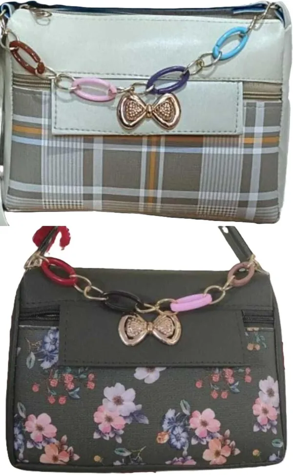 Tan_And_White_PU_Sling_Bag_For_Women_Pack_Of_2