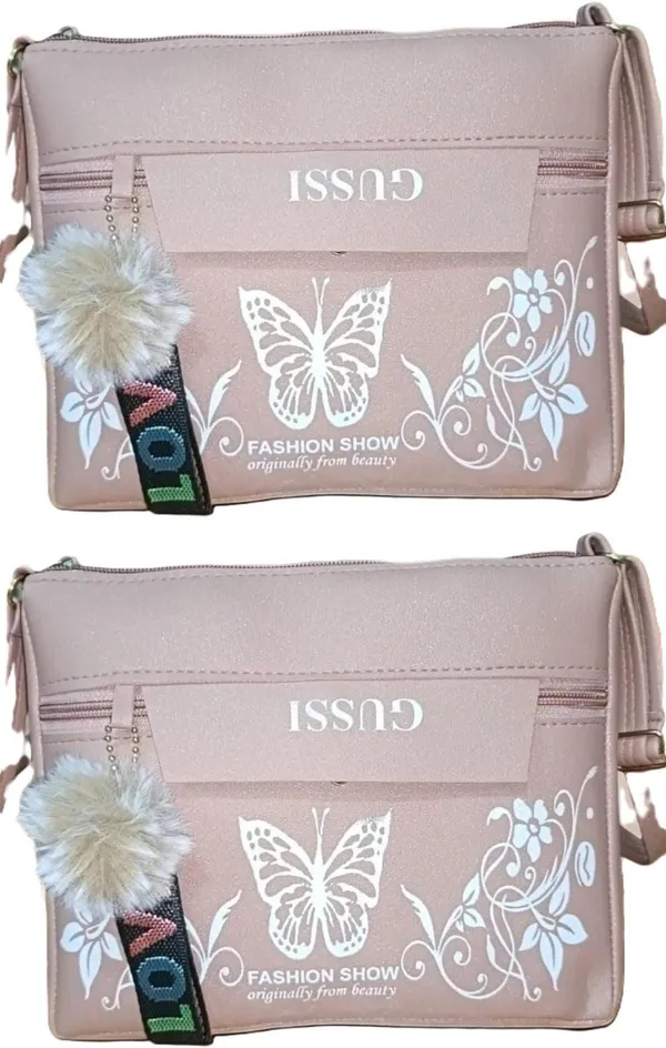 Pink_PU_Sling_Bag_For_Women_Pack_Of_2