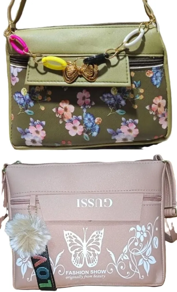 Pink_And_Grey_PU_Sling_Bag_For_Women_Pack_Of_2