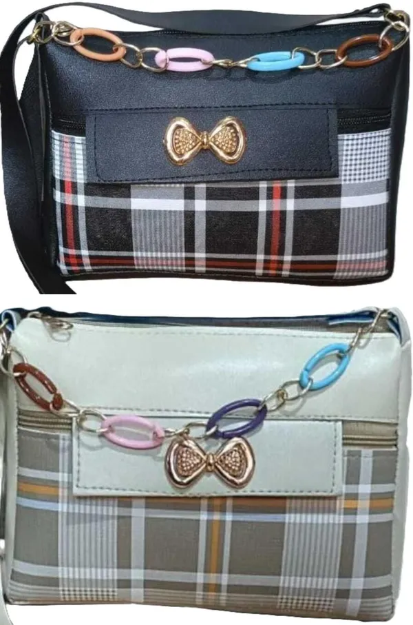Black_And_Pink_PU_Sling_Bag_For_Women_Pack_Of_2