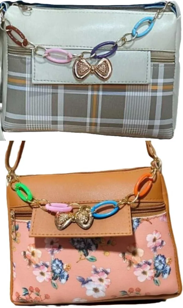Brown_And_Grey_PU_Sling_Bag_For_Women_Pack_Of_2