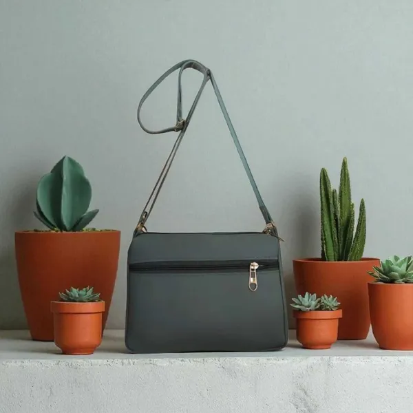 Grey_And_Green_PU_Sling_Bag_For_Women_Pack_Of_2