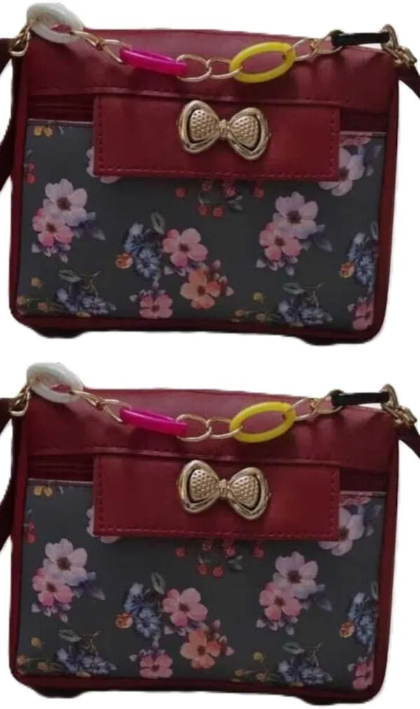 Green_PU_Sling_Bag_For_Women_Pack_Of_2