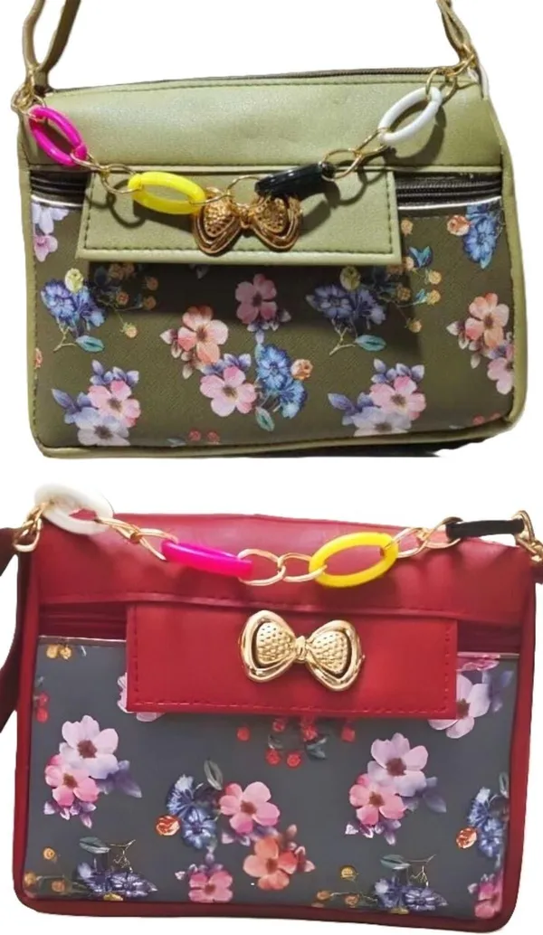 Green_And_Pink_PU_Sling_Bag_For_Women_Pack_Of_2