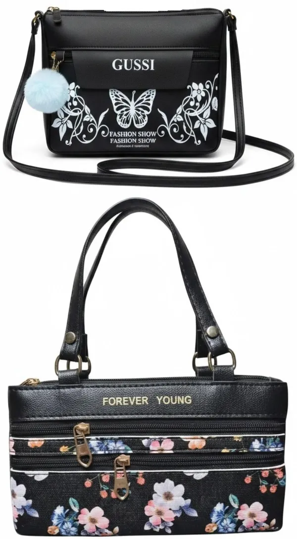Grey_And_Blue_PU_Sling_Bag_For_Women_Pack_Of_2