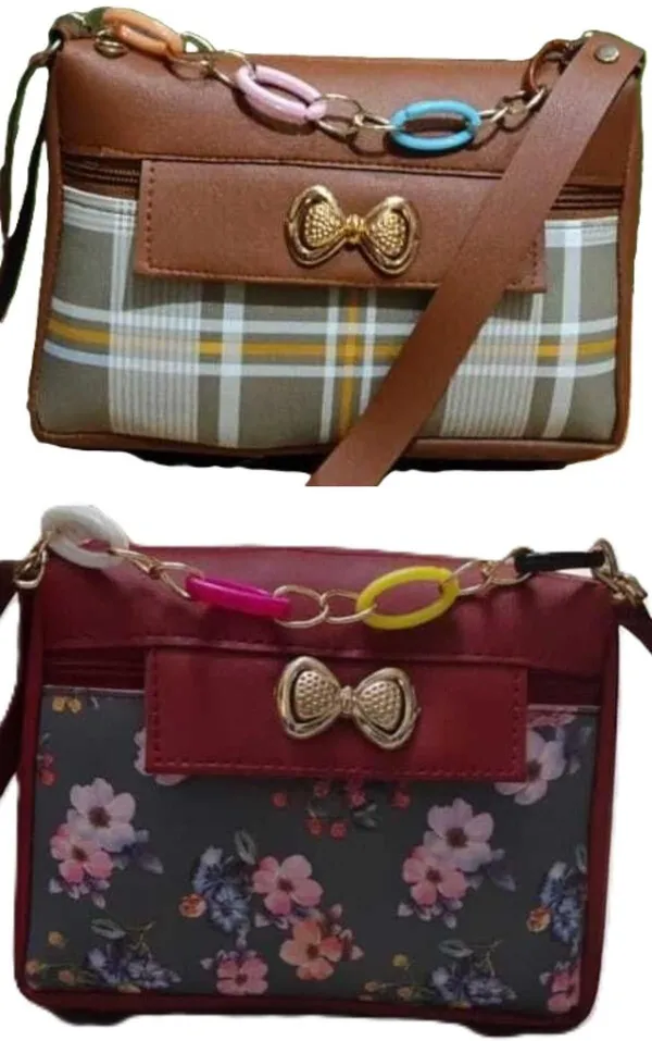 Blue_And_Brown_PU_Sling_Bag_For_Women_Pack_Of_2