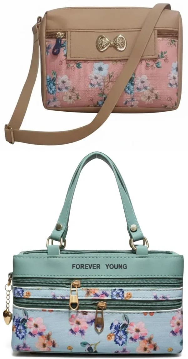 Pink_And_White_PU_Sling_Bag_For_Women_Pack_Of_2