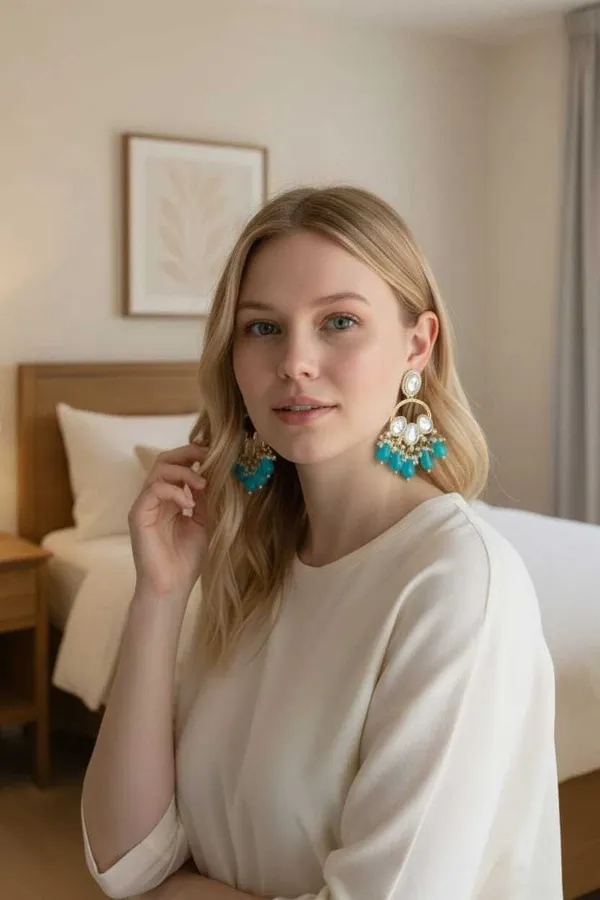 Blue_Alloy_Earring_Set_For_Women_Pack_Of_2