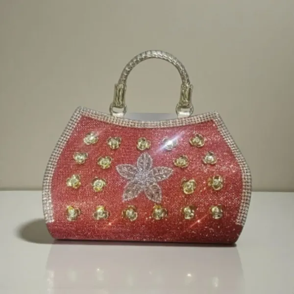Red_And_White_PU_Clutches_For_Women
