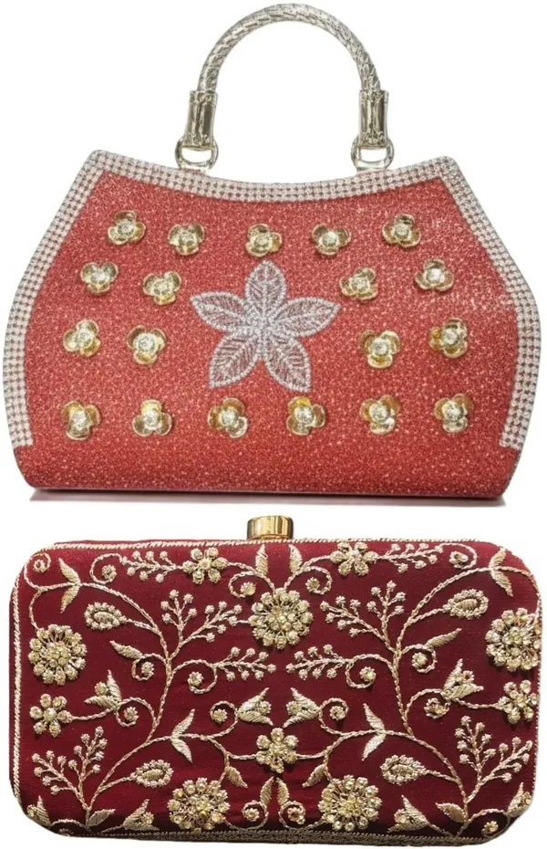 Multicolor_PU_Clutches_For_Women_Pack_Of_2