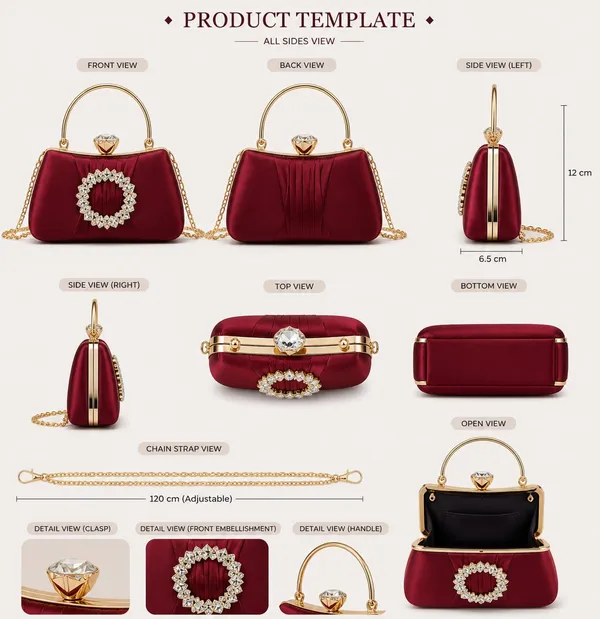 Women’s_Silver_Luxury_Crystal_Clutch_Purse_with_Maroon_Round_Stone_|_Elegant_Party_Wear_Bridal_Handbag_for_Wedding_&_Evening_Use