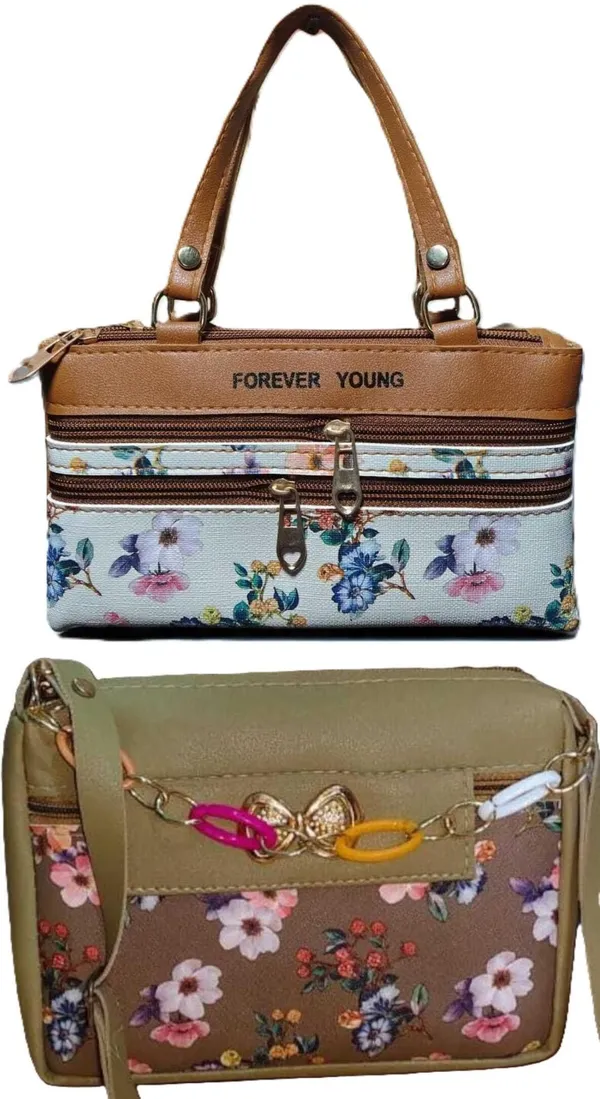 Green_PU_Sling_Bag_For_Women_Pack_Of_2