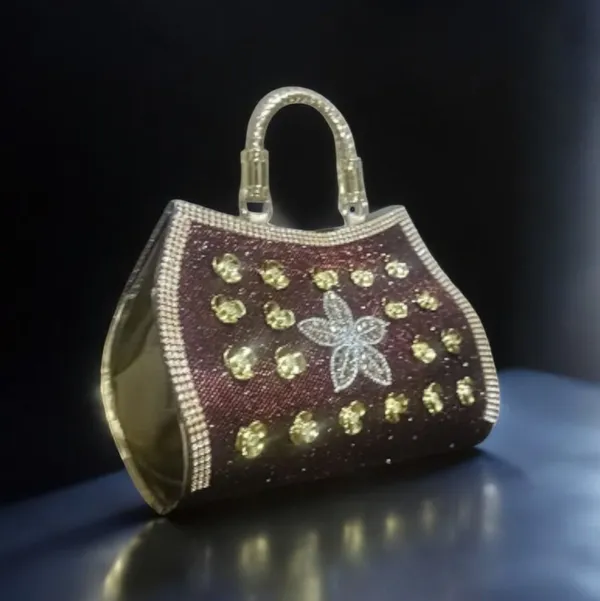 Maroon_PU_Clutches_For_Women