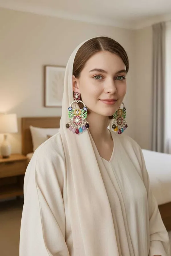 Multicolor_Alloy_Earring_Set_For_Women_Pack_Of_2