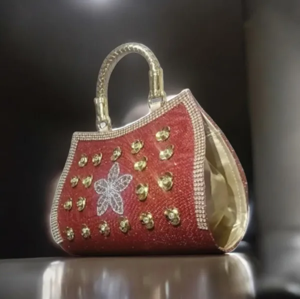 Red_PU_Clutches_For_Women