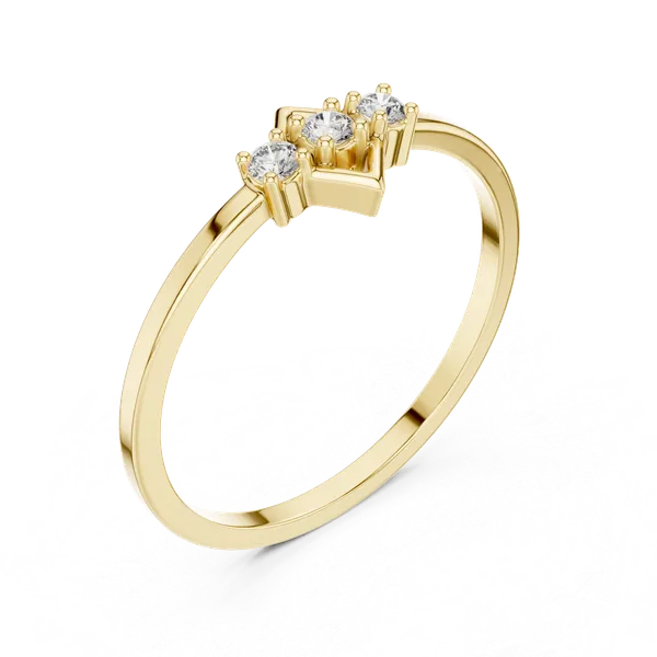 18K_Gold_Vermeil_&_Lab_Grown_Diamond_Rings_For_Women_|_Pure_925_Silver