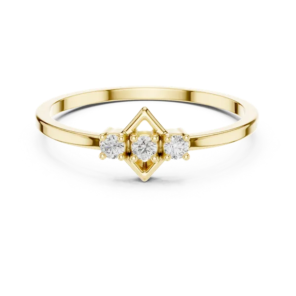 18K_Gold_Vermeil_&_Lab_Grown_Diamond_Rings_For_Women_|_Pure_925_Silver