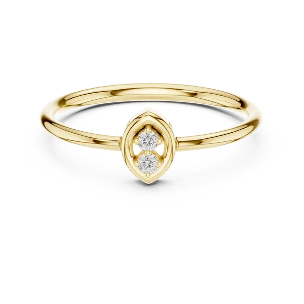 18K_Gold_Vermeil_&_Lab_Grown_Diamond_Rings_For_Women_|_Pure_925_Silver