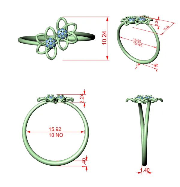 18K_Gold_Vermeil_&_Lab_Grown_Diamond_Rings_For_Women_|_Pure_925_Silver