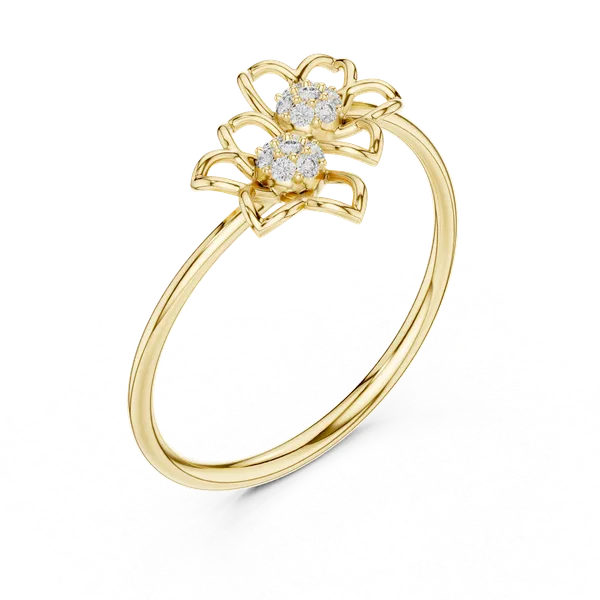 18K_Gold_Vermeil_&_Lab_Grown_Diamond_Rings_For_Women_|_Pure_925_Silver