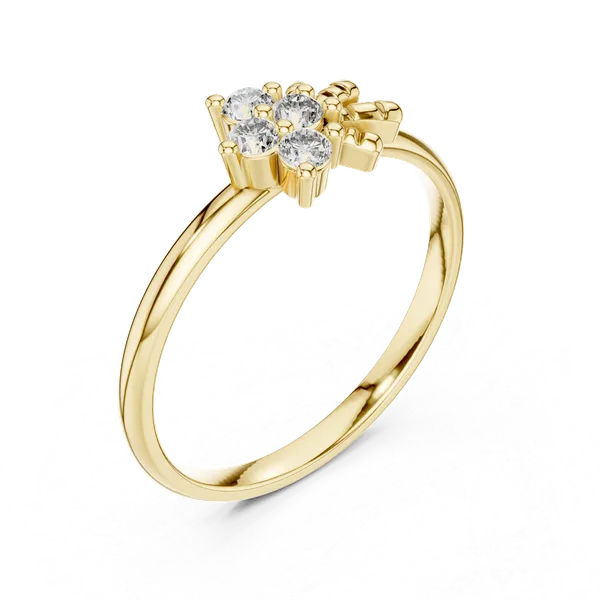 18K_Gold_Vermeil_&_Lab_Grown_Diamond_Rings_For_Women_|_Pure_925_Silver