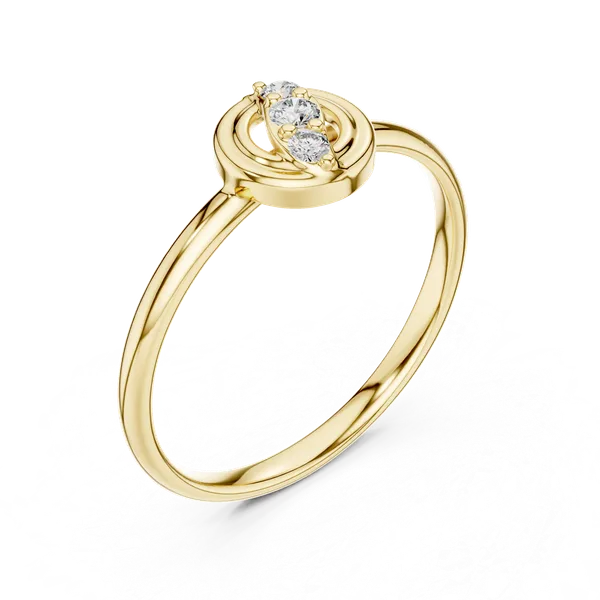 18K_Gold_Vermeil_&_Lab_Grown_Diamond_Rings_For_Women_|_Pure_925_Silver