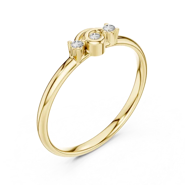18K_Gold_Vermeil_&_Lab_Grown_Diamond_Rings_For_Women_|_Pure_925_Silver