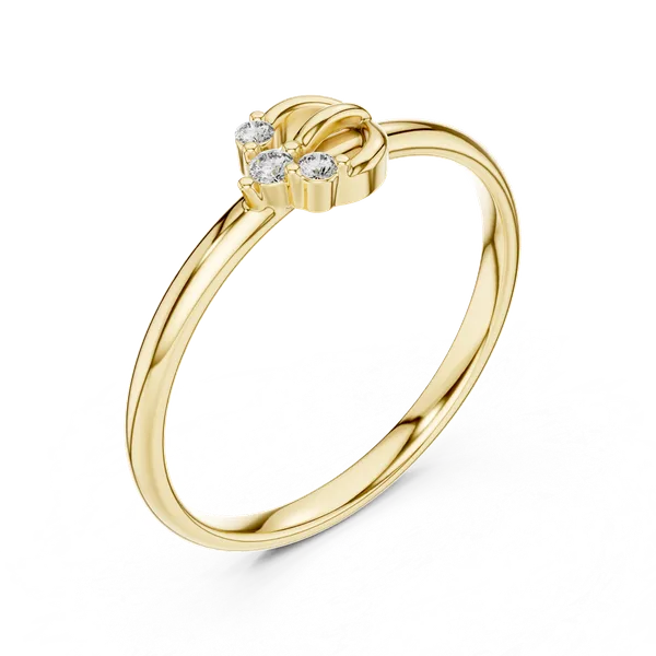 18K_Gold_Vermeil_&_Lab_Grown_Diamond_Rings_For_Women_|_Pure_925_Silver