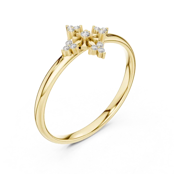 18K_Gold_Vermeil_&_Lab_Grown_Diamond_Rings_For_Women_|_Pure_925_Silver