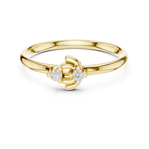 18K_Gold_Vermeil_&_Lab_Grown_Diamond_Rings_For_Women_|_Pure_925_Silver
