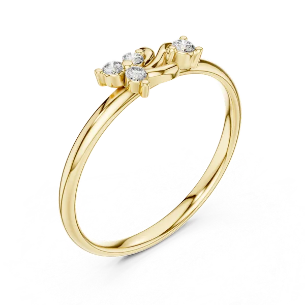18K_Gold_Vermeil_&_Lab_Grown_Diamond_Rings_For_Women_|_Pure_925_Silver
