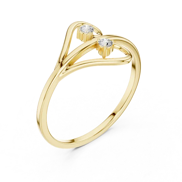 18K_Gold_Vermeil_&_Lab_Grown_Diamond_Rings_For_Women_|_Pure_925_Silver