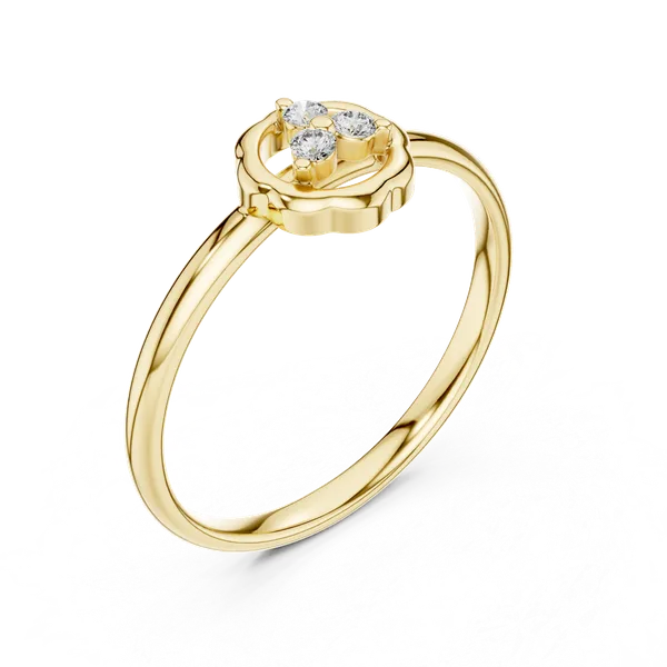 18K_Gold_Vermeil_&_Lab_Grown_Diamond_Rings_For_Women_|_Pure_925_Silver
