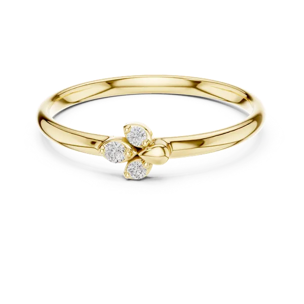 18K_Gold_Vermeil_&_Lab_Grown_Diamond_Rings_For_Women_|_Pure_925_Silver