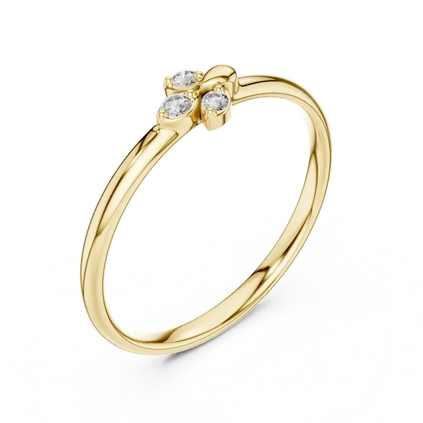 18K_Gold_Vermeil_&_Lab_Grown_Diamond_Rings_For_Women_|_Pure_925_Silver