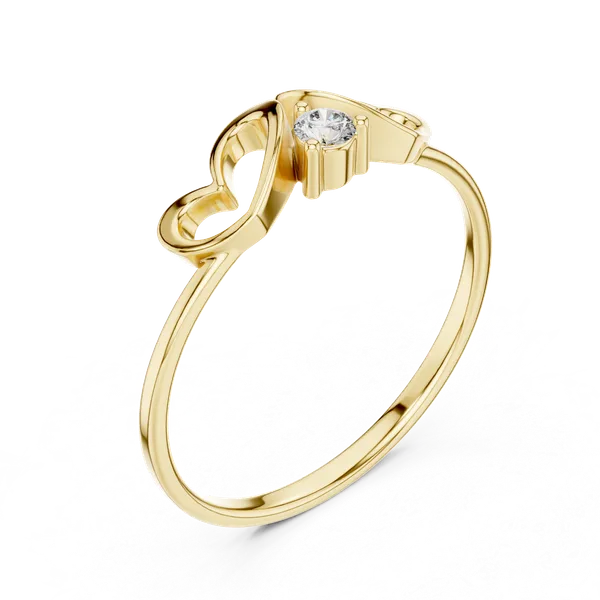 18K_Gold_Vermeil_&_Lab_Grown_Diamond_Rings_For_Women_|_Pure_925_Silver