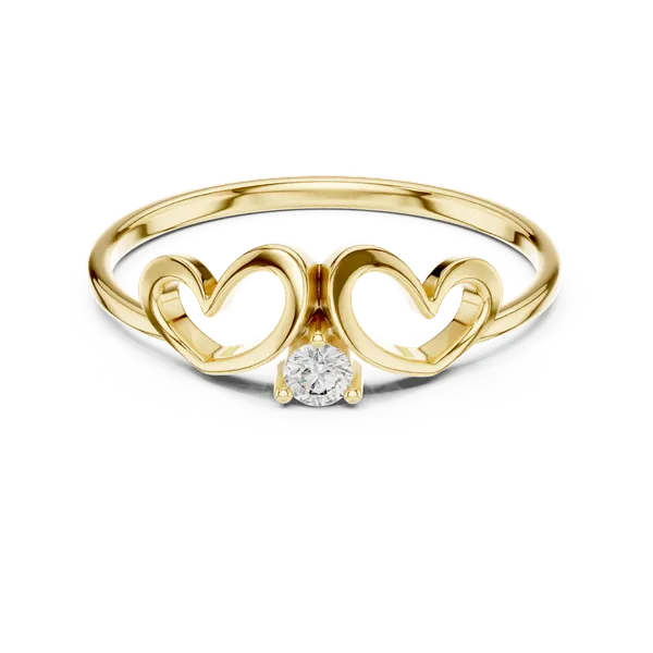 18K_Gold_Vermeil_&_Lab_Grown_Diamond_Rings_For_Women_|_Pure_925_Silver
