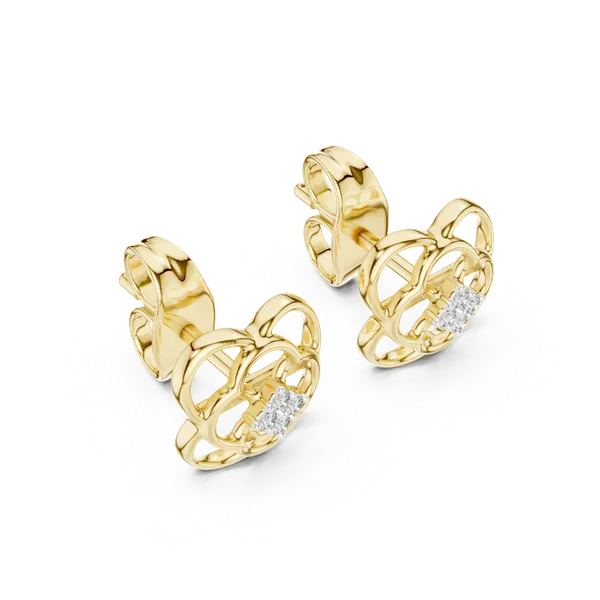 18K_Gold_Vermeil_&_Lab_Grown_Diamond_Floral_Earrings_For_Women_|_Pure_925_Silver
