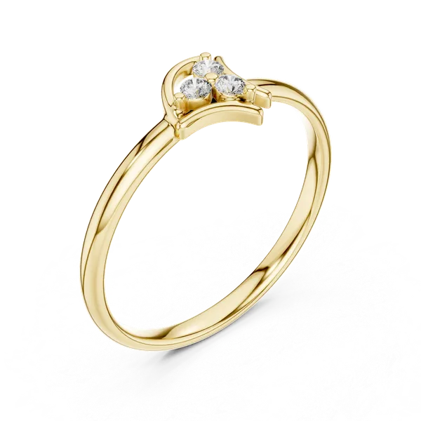18K_Gold_Vermeil_&_Lab_Grown_Diamond_Rings_For_Women_|_Pure_925_Silver