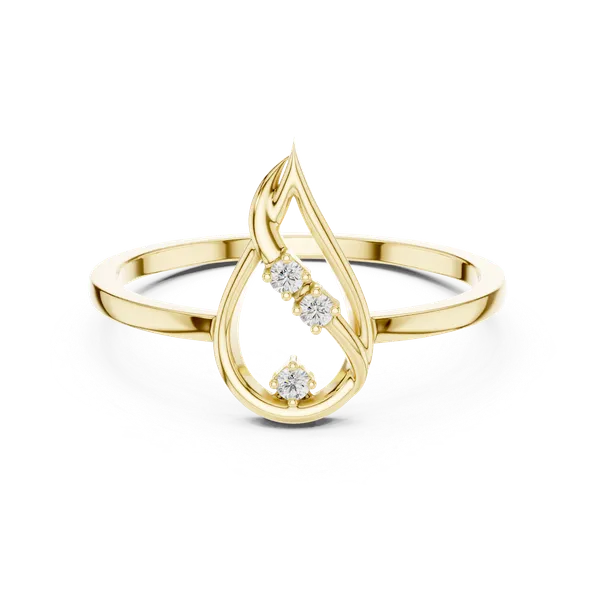 18K_Gold_Vermeil_&_Lab_Grown_Diamond_Rings_For_Women_|_Pure_925_Silver
