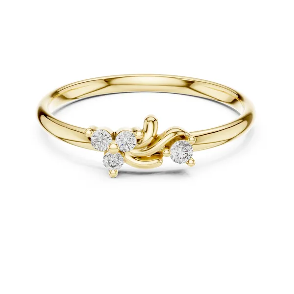 18K_Gold_Vermeil_&_Lab_Grown_Diamond_Rings_For_Women_|_Pure_925_Silver