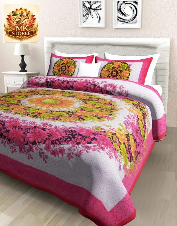 Multicolor_Cotton_Bedsheet_Set_For_Bed_Room