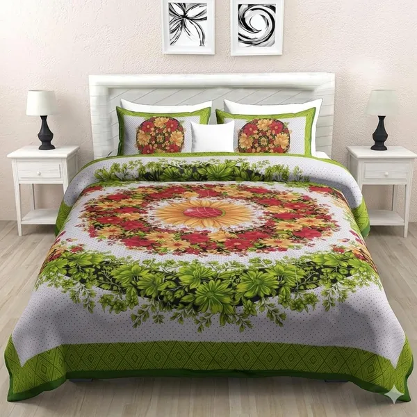 Multicolor_Cotton_Bedsheet_Set_For_Bed_Room