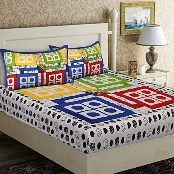 Multicolor_Jute_Bedsheet_Set_For_Bed_Room
