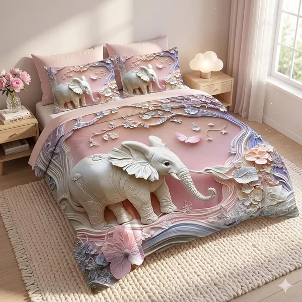 Multicolor_Jute_Bedsheet_Set_For_Bed_Room