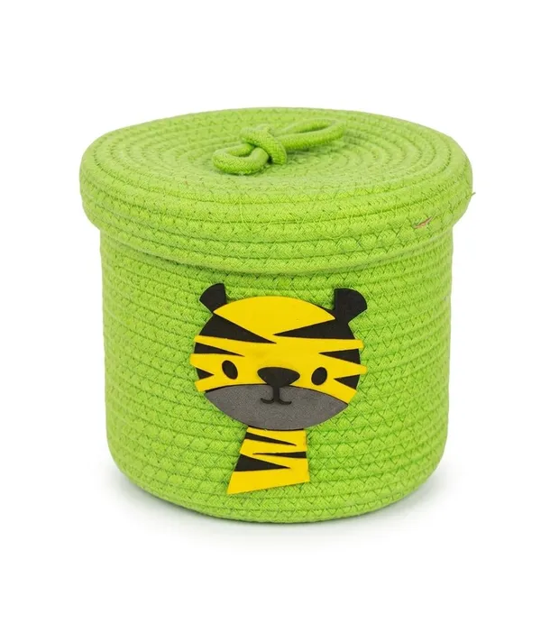 Green_And_Yellow_Jute_Storage_Basket_For_Home_Storage