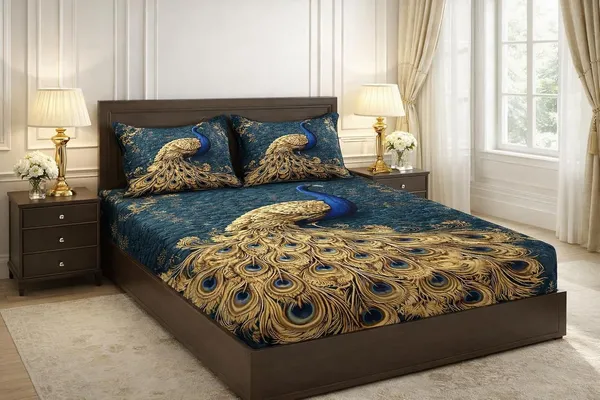 Multicolor_Cotton_Bedsheet_Set_For_Bed_Room