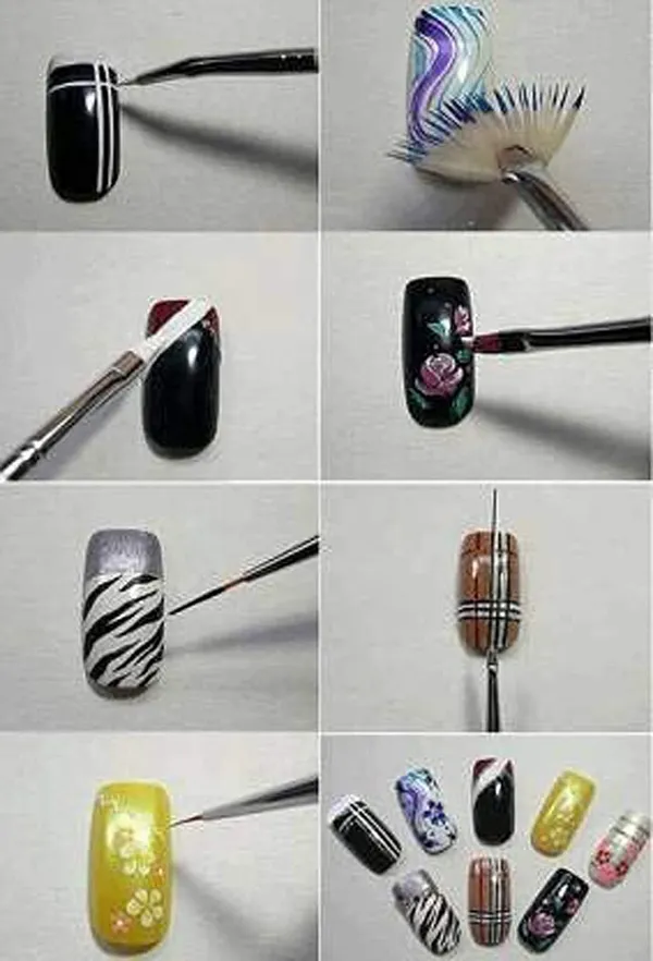 First_Try_Nail_Art_Painting_Brush_Set_|_Acrylic_Uv_&_Poly_Extension_Gel_Drawing_Polish_Brush_Tool_Kit_|_Tips_Builder_Design_Dotting_Brushes_Diy_|_Nail_Art_Decoration_Accessories_15_Pcs._(Pink)
