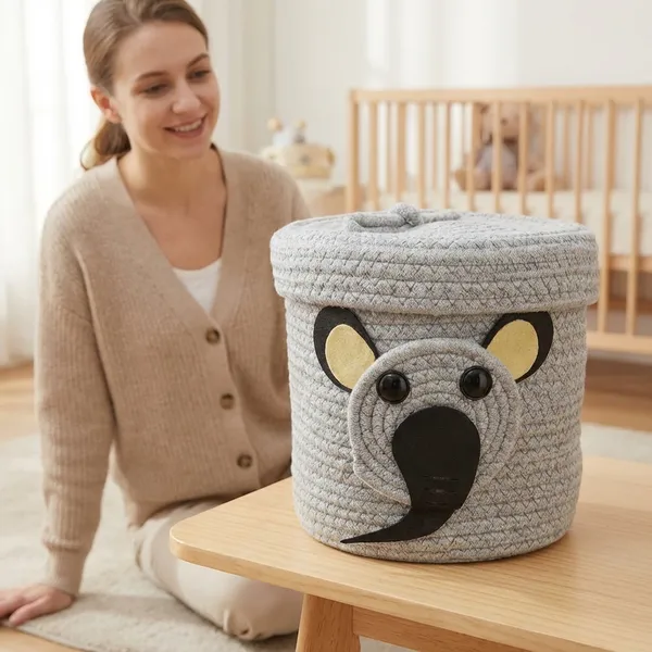 White_Jute_Storage_Basket_For_Home_Storage
