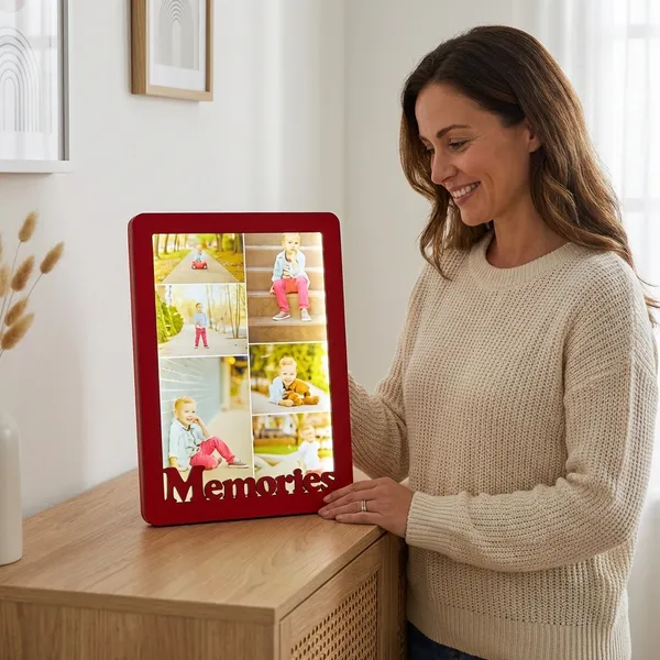 Customisable_Red_Plastic_Photo_Frame_For_Home_Decor
